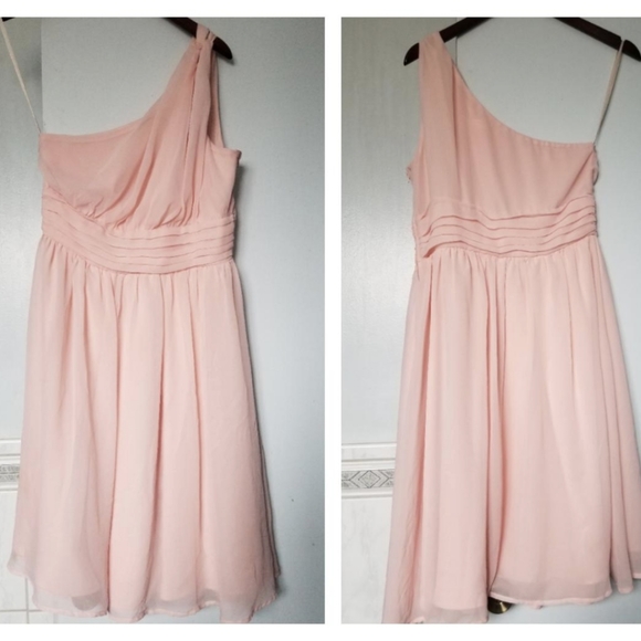 Tevolo Dresses & Skirts - Sheer, one shoulder midi dress